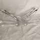 Vintage centrepiece – Pressed glass / crystal – Star shape – 1950s