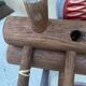 Charlotte Perriand Pair of oak lounge chairs Les Arcs 1600