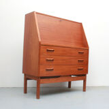 1960s secretary in teak, Dyrlund Denmark