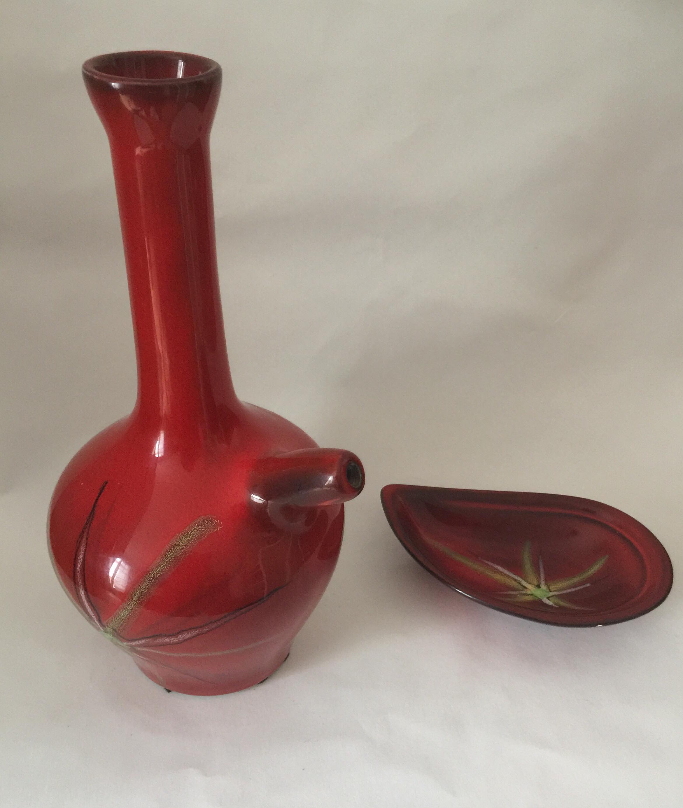 Set of two André Baud ceramics