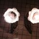 old pair of Napoleon III bronze wall sconces