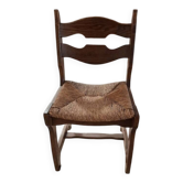 Guillerme et chambron lot de six chaises chêne clair