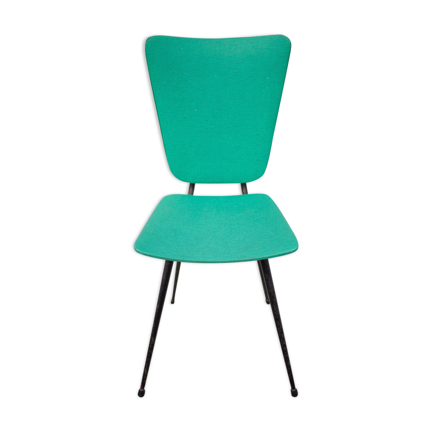 Chair in green skaï, 50
