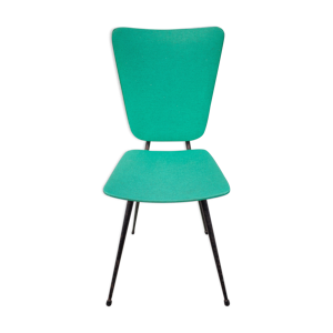 chaise skaï verte, 50