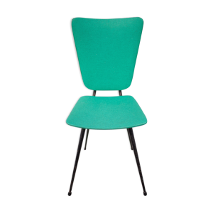 Chaise skaï verte, 50