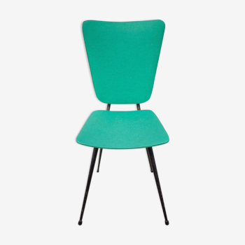 Chair in green skaï, 50