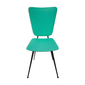 Chair in green skaï, 50