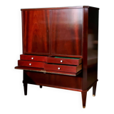 Danish Art Deco Chest of Drawers, Mahogany