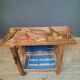 Wooden set for children with tools
