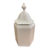 Hexagonal white porcelain box