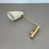 Applique murale ou plafonnier de théâtre réglable en laiton, Italie, années 1950