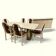 Ensemble salle à manger vintage 1970’ / table chaise et enfilade bois