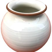 Vase boule en céramique émaillée, années 1960