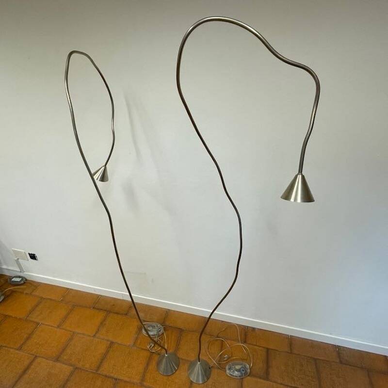 Lampade Papiro di Sergio Calatroni per Pallucco, 1989