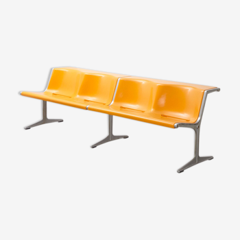 Banc double Friso Kramer pour Wilkhahn 1967