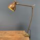 Industria Rotterdam clamp lamp made of brass and copper from the 1930s