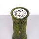 19th Century French Green Enameled Cast Iron Heater Stove