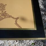 Coffee table circa 1970 - Japanese décor De Nisco