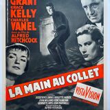 Original movie poster "La Main au Collet" Alfred Hitchcock, Grace Kelly 60x80cm 1955