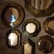 Ensemble de 7 petits miroirs vintage