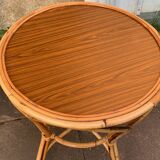 Table d’appoint en rotin