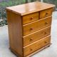 Commode anglaise en bois massif pin 5 tiroirs