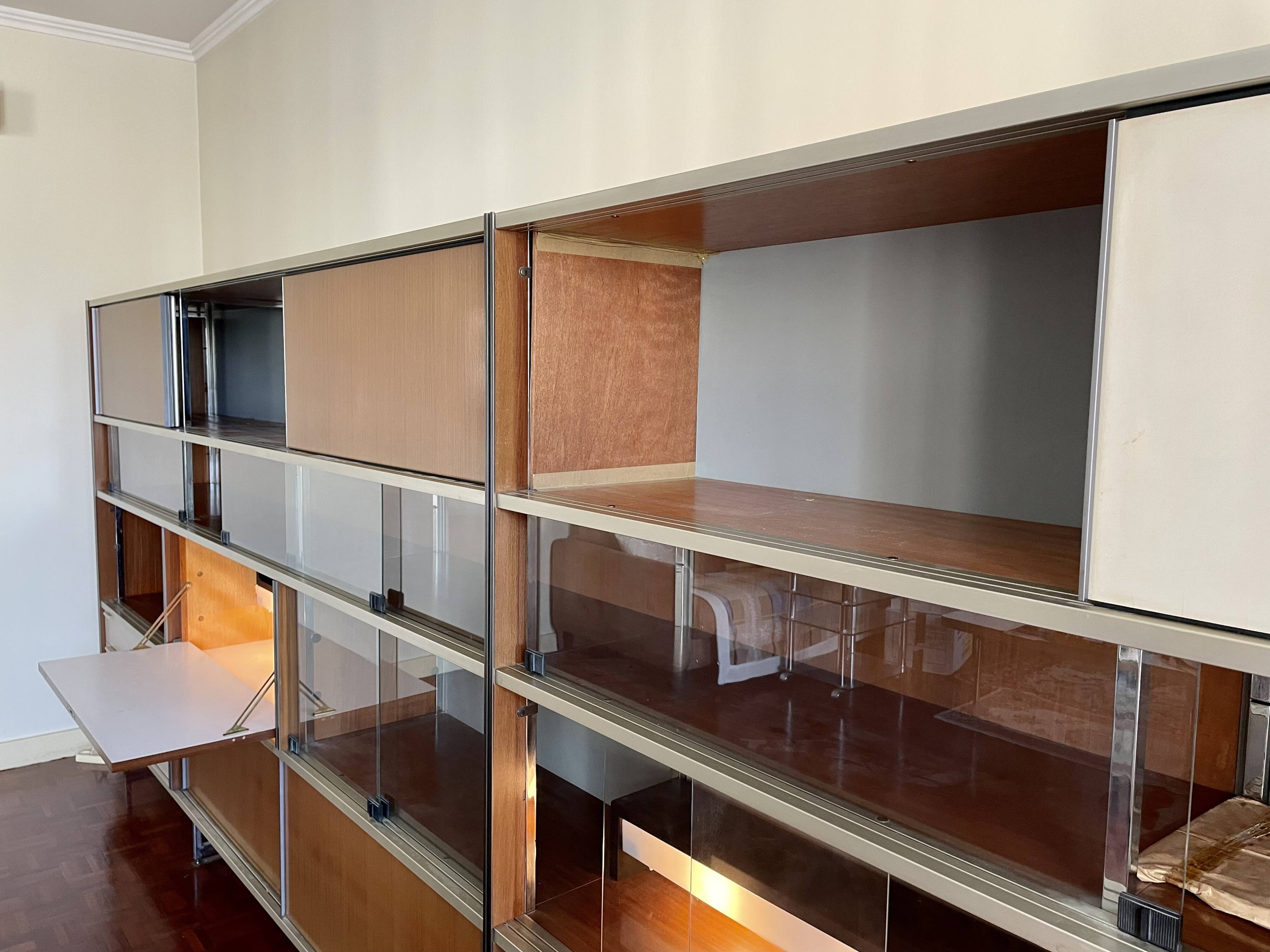 Storage unit, modular bookshelf by Georges Frydman, EFA edition, 1960s.