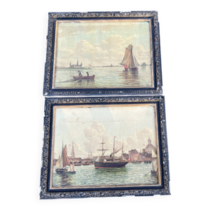 Paire de Lithographie