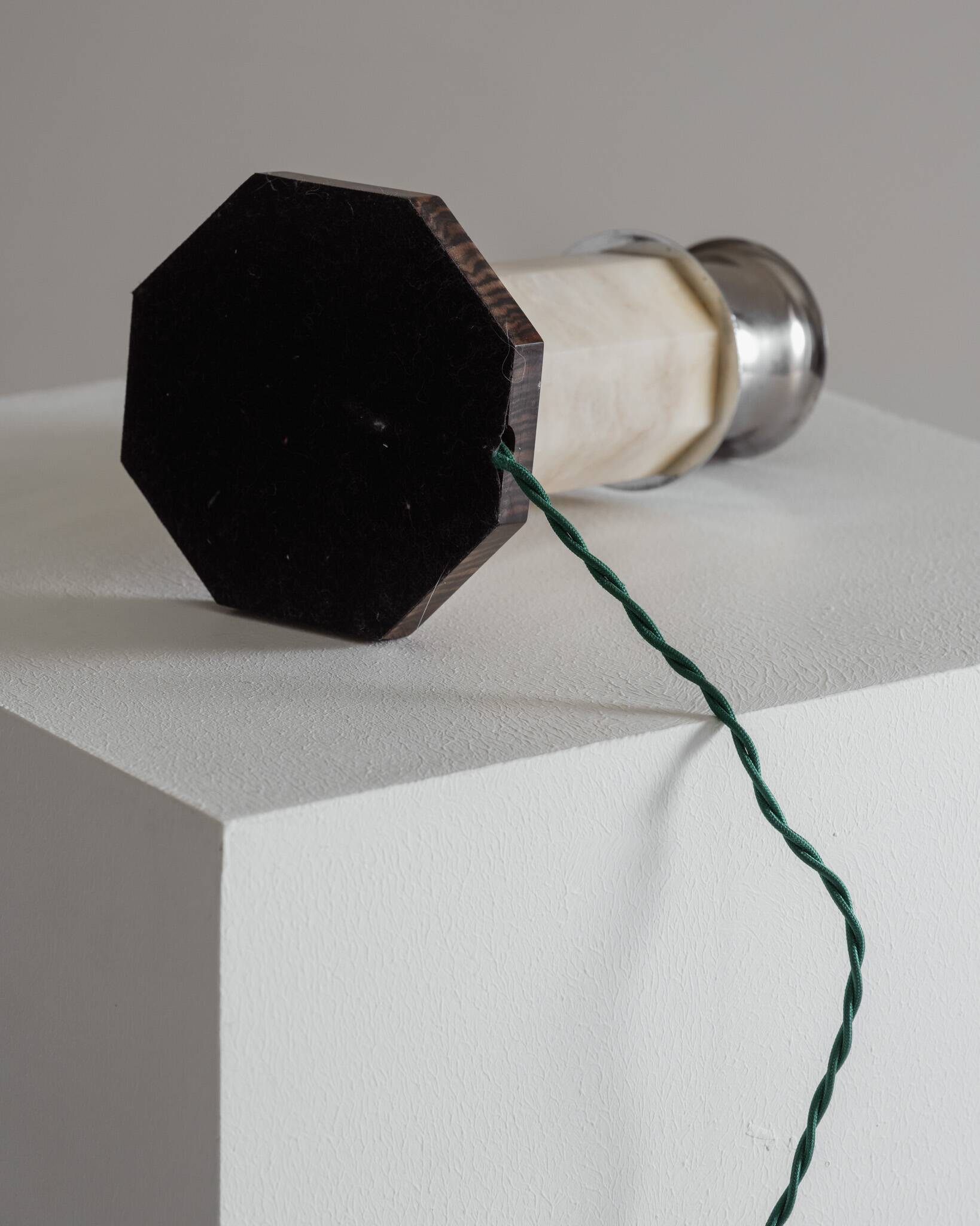 ART DECO ALABASTER LAMP, 1930s