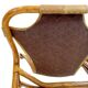 Rohe Noordwolde, bamboo and leather bench, 1970s.