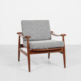 Midcentury Danish Spade Chair in teak by Finn Juhl for France & Søn 1960s