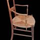 Old Provençal straw chair