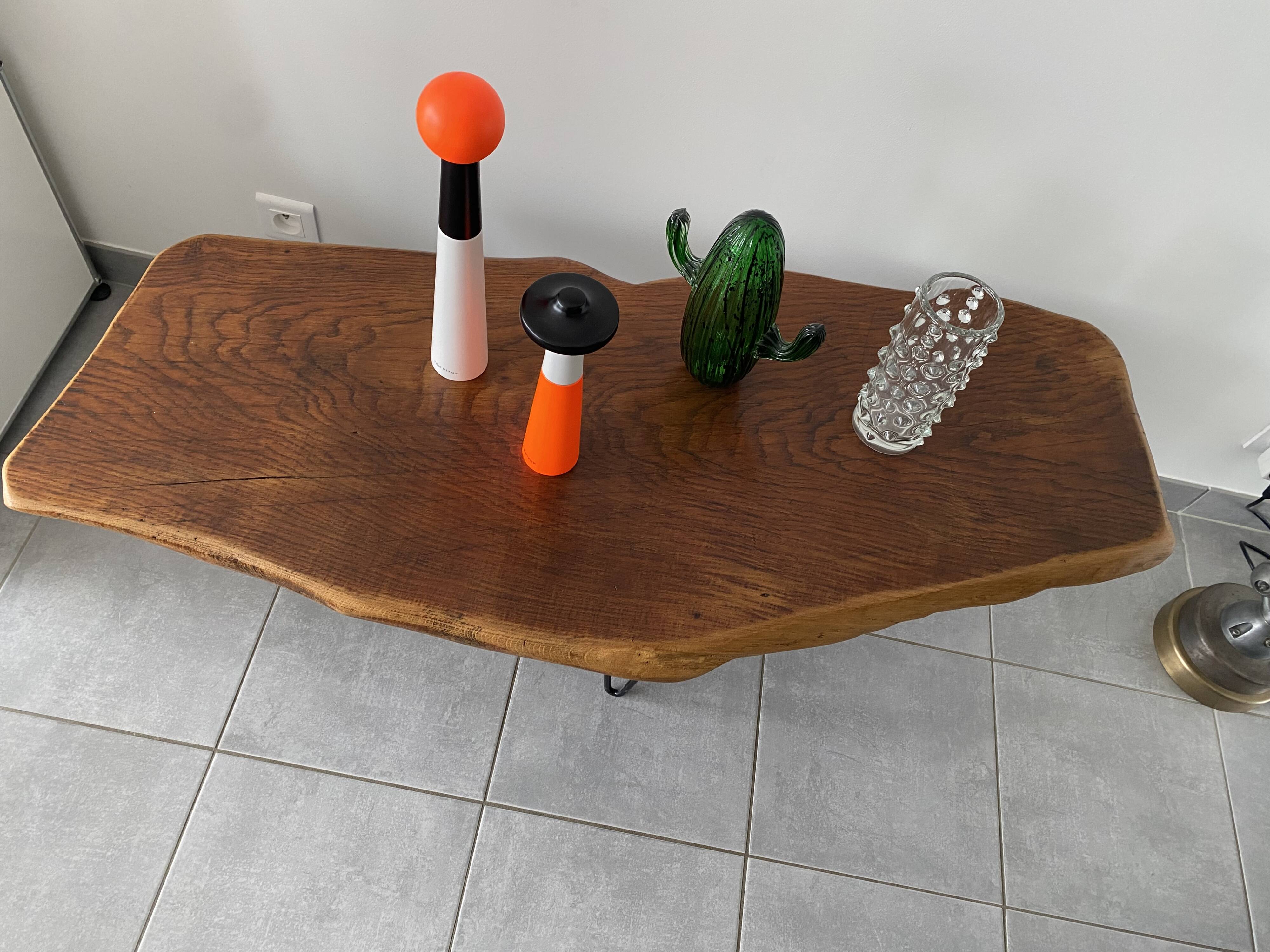 Vintage brutalist coffee table from the 60s