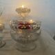 Set of 2 Baccarat crystal champagne glasses