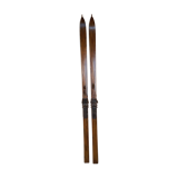 Old pair of skis wood 1900