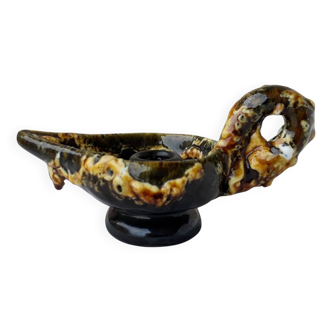 Vallauris ceramic candle holder
