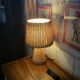 Lampe corde vintage