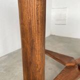 Round folding pine table mountain furniture