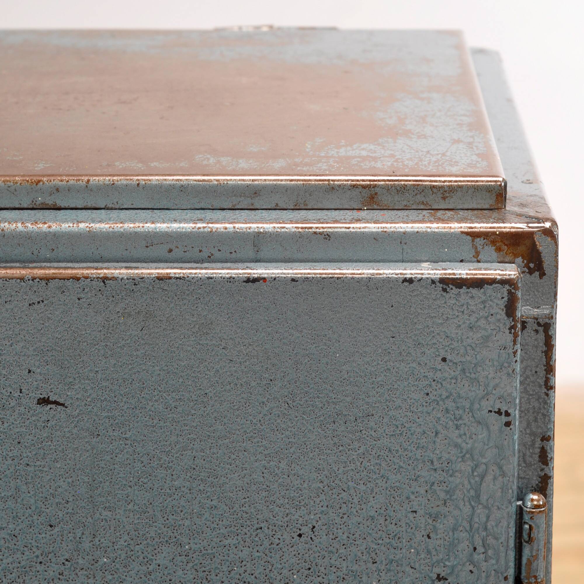 Iron industrial cabinet, 1970s