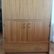 Brissac secretary in satin mahogany – French design from the 1960s.