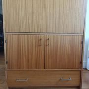 Brissac secretary in satin mahogany – French design from the 1960s.