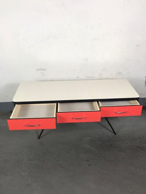 Formica console table 60's