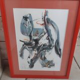 Watercolor signed reverdy