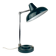 Green metal industrial desk lamp, Italy, 1960s