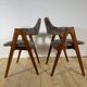 Set of 4 Compass chairs by Kai Kristiansen – mid-century Danish design