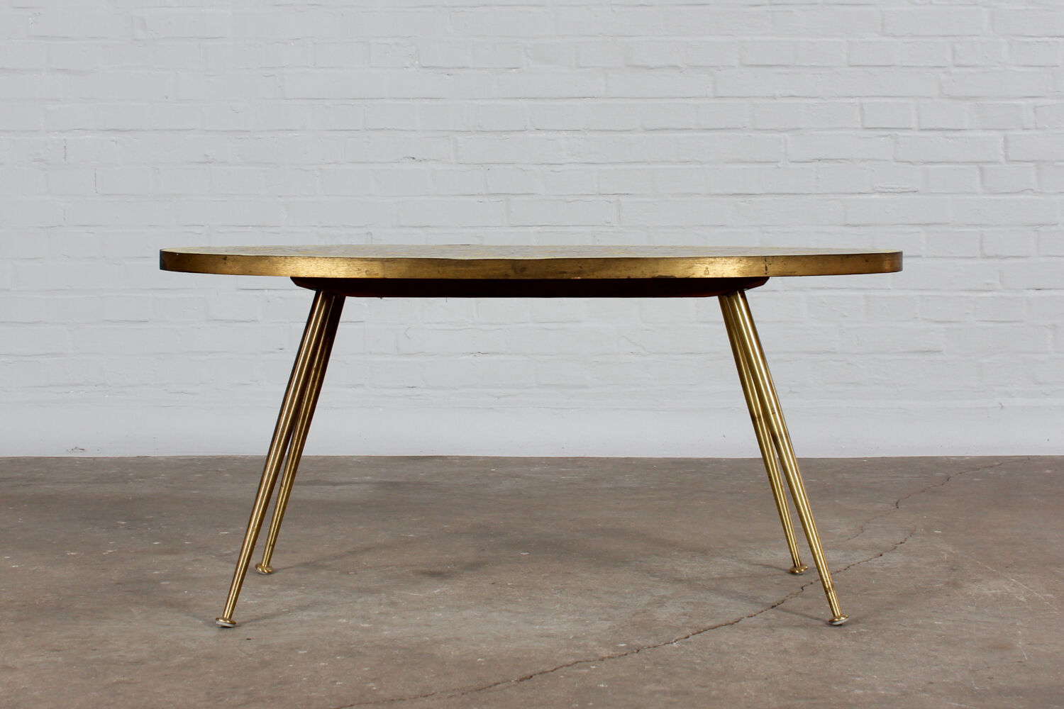 Deutscher 1950er Mosaiktisch Coffee table Vintage design MCM