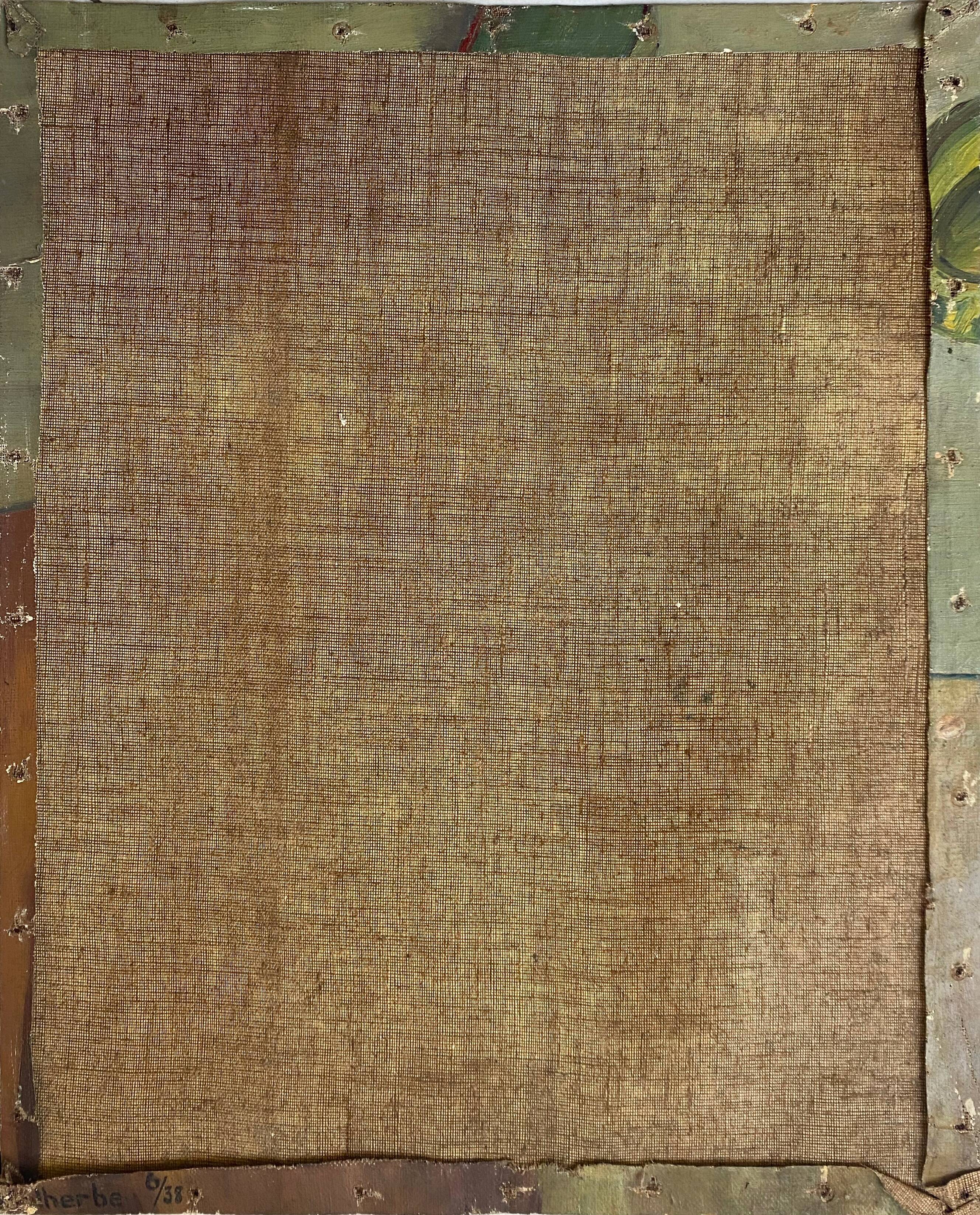 Painting "Still life with the bottle" HST signed 1938