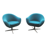 Egg swivel chairs by Carl Eric Klote, Sweden 1960