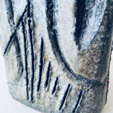 Square vase abstract decor