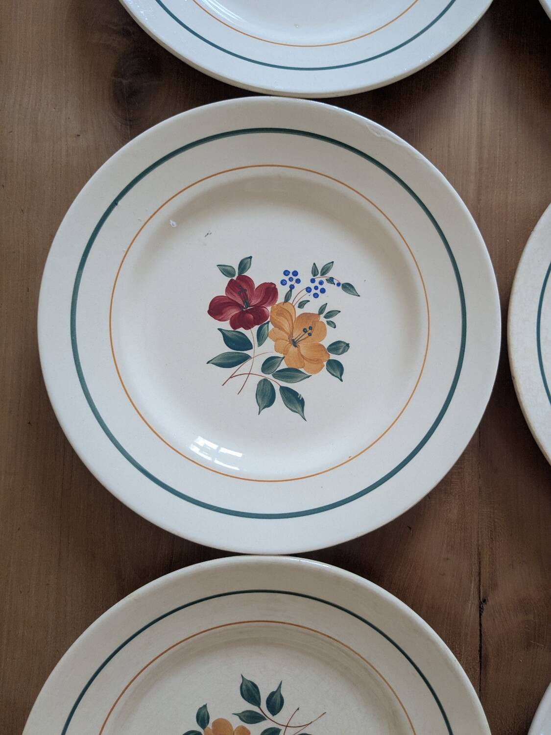 8 Marielle Saint Amand dinner plates